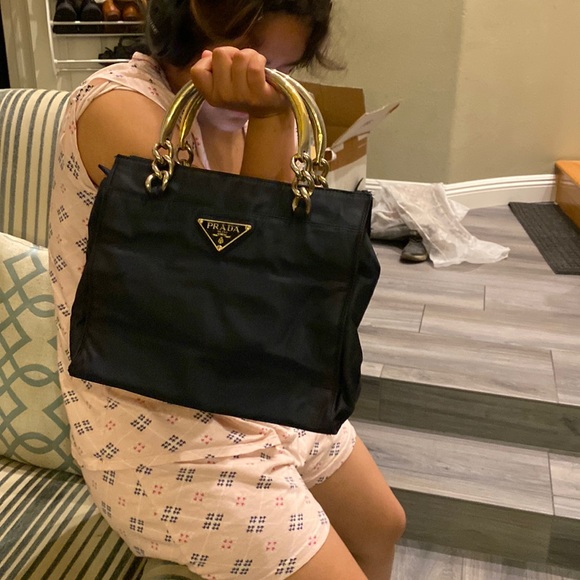 Prada Nylon hand bag - Picture 1 of 17